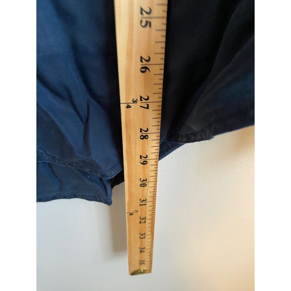 Quince Vintage Wash Tencel Utility Shirt Midnight Blue XL SCP001 Button Down - Picture 5 of 9